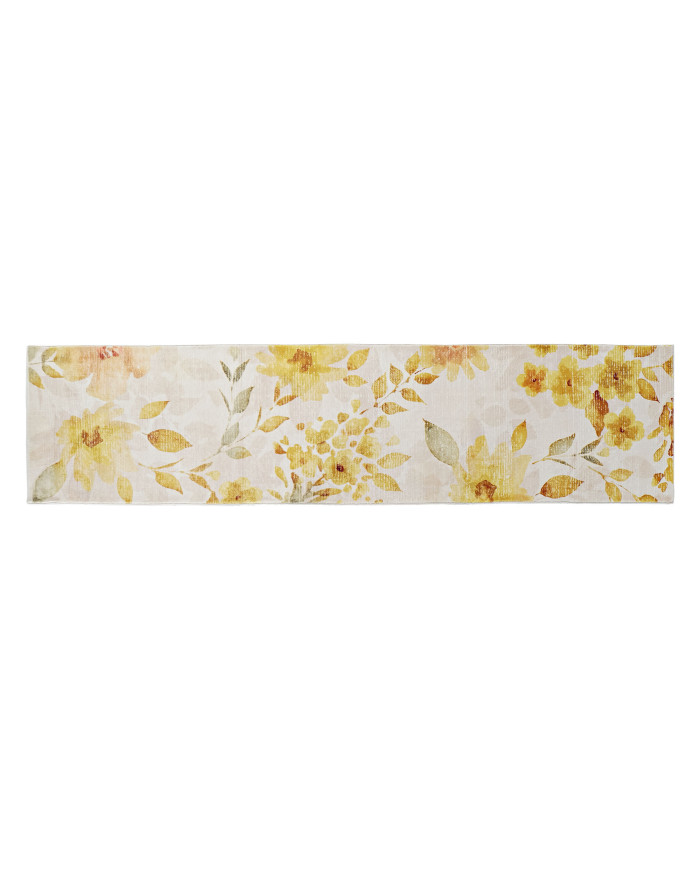 ALFOMBRA POLIESTER 60X240X0,7 600 GSM, FLORES