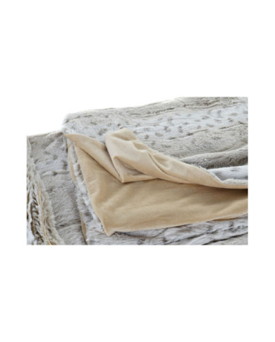 MANTA POLIESTER 150X200X2 485 GSM, SALVAJE BEIGE