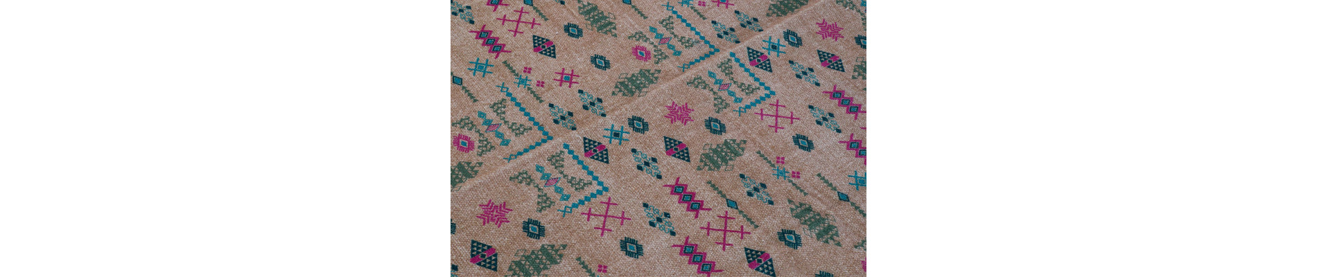 ALFOMBRA ALGODON 160X230X0,4 715 GSM. IKAT 2 SURT.