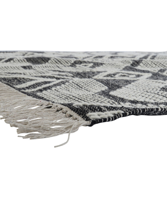 ALFOMBRA ALGODON 200X290X1 1400 GSM, FLECOS NEGRO