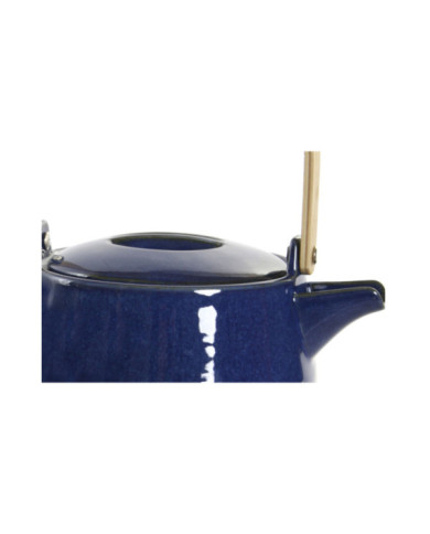 TETERA BAMBU PORCELANA 21X17X10 1L. AZUL