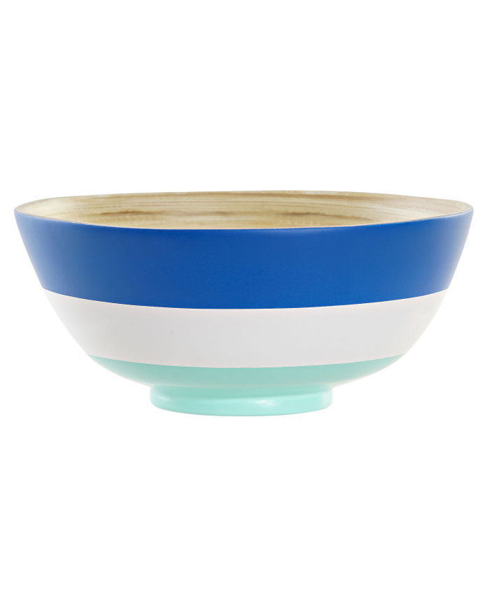BOL BAMBU 18X18X8 300 300ML AZUL