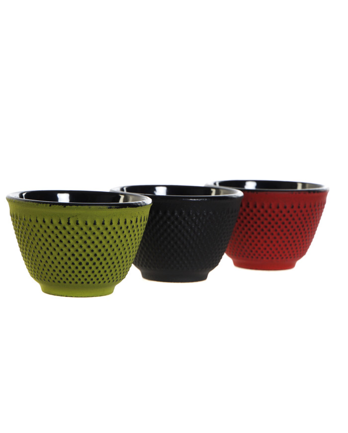 VASO HIERRO COLADO 8X8X5,5 120ML, 3 SURT.