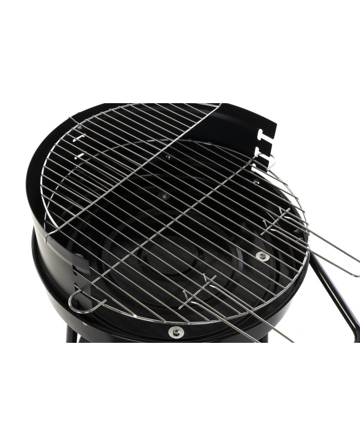 BARBACOA METAL PLASTICO 59X49,5X82 NEGRO