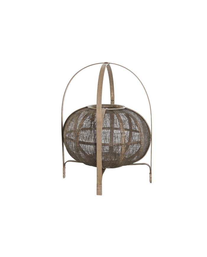 PORTAVELA BAMBU LINO 35X35X47 NATURAL MARRON