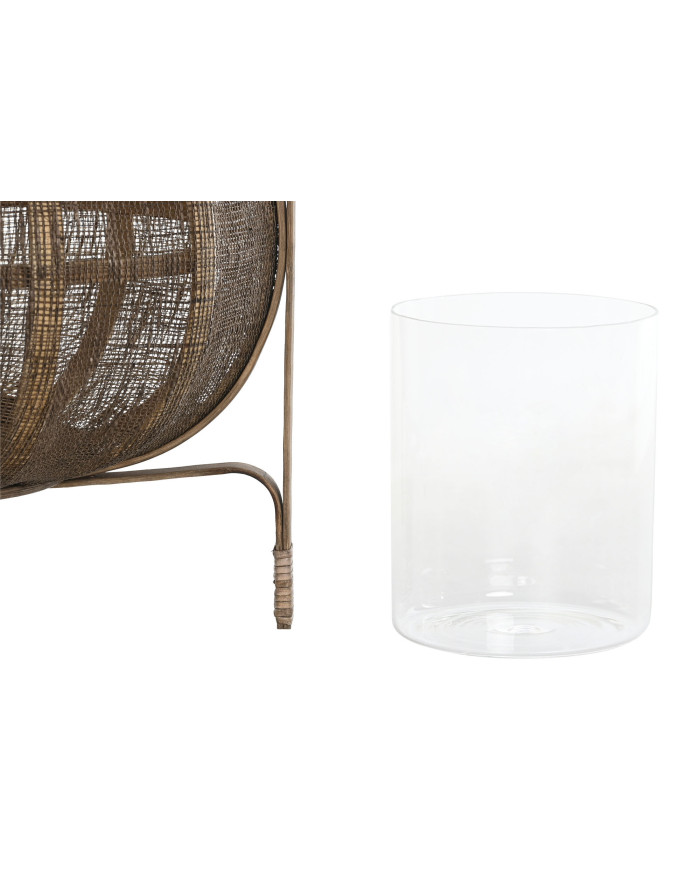 PORTAVELA BAMBU LINO 35X35X47 NATURAL MARRON