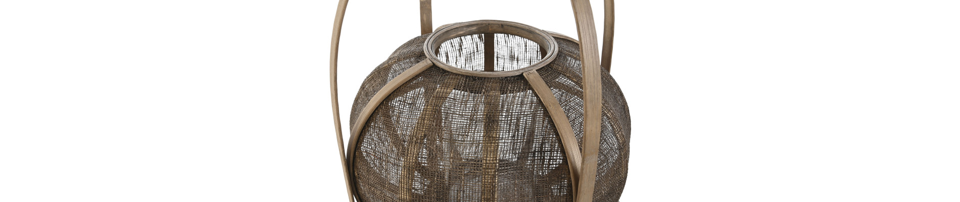 PORTAVELA BAMBU LINO 35X35X47 NATURAL MARRON