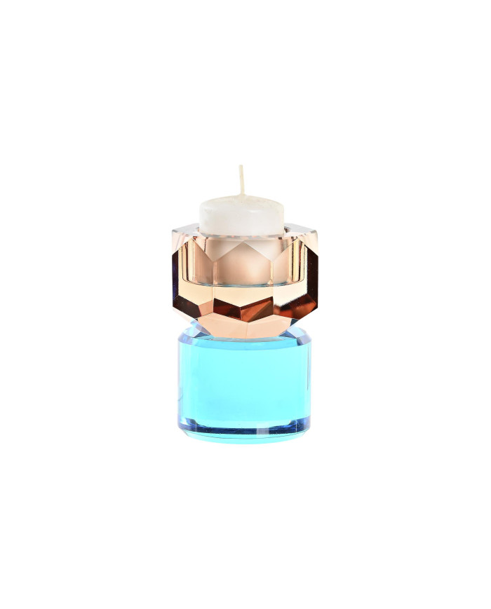PORTAVELA CRISTAL 7X7X9 BICOLOR