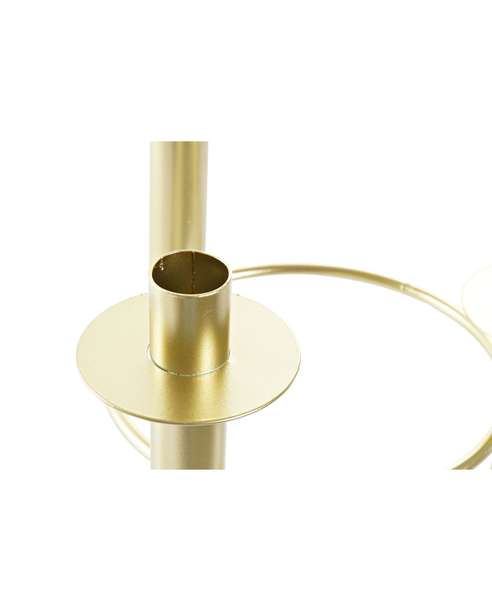 CANDELABRO METAL 23X21X20 DORADO