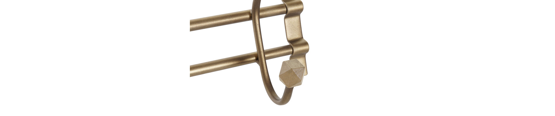 PERCHERO METAL MADERA 47X8,5X17,5 4COLG. DORADO
