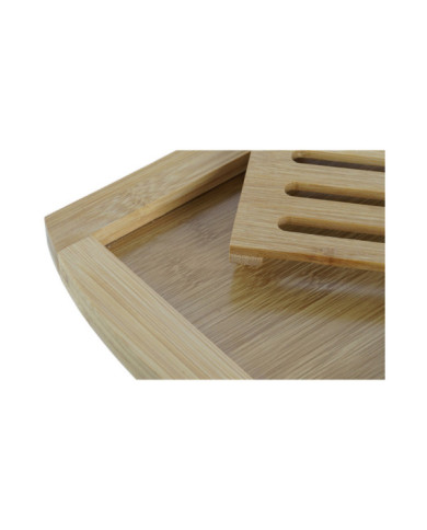 TABLA CORTAR BAMBU 36X21X2 PAN NATURAL