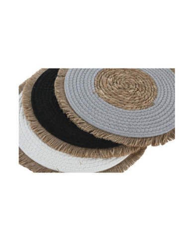 INDIVIDUAL FIBRA ALGODON 38X38X0,1 BLANCO
