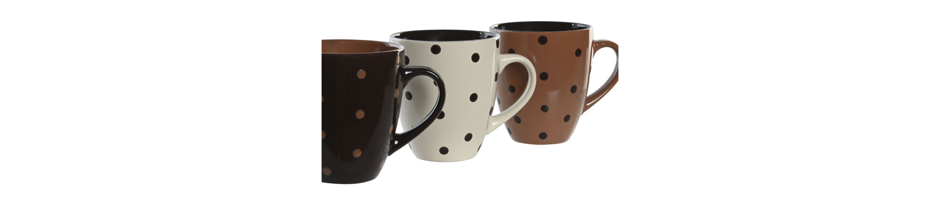 MUG GRES 13X9,5X10,5 300 ML, 3 SURT.