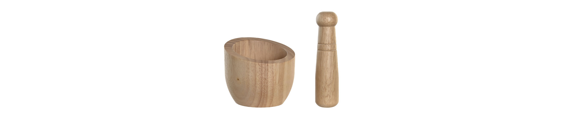 MORTERO SET 2 BAMBU 12X12X14,5 NATURAL