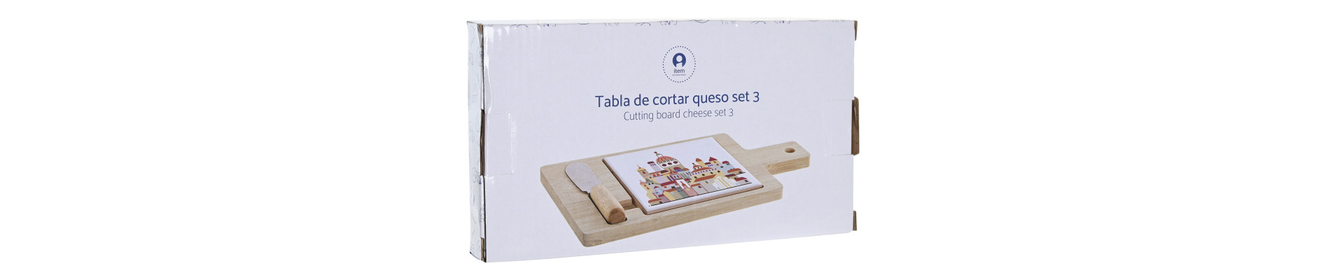 TABLA APERITIVO SET 3 BAMBU 21,5X11,8X1,5 CASITAS