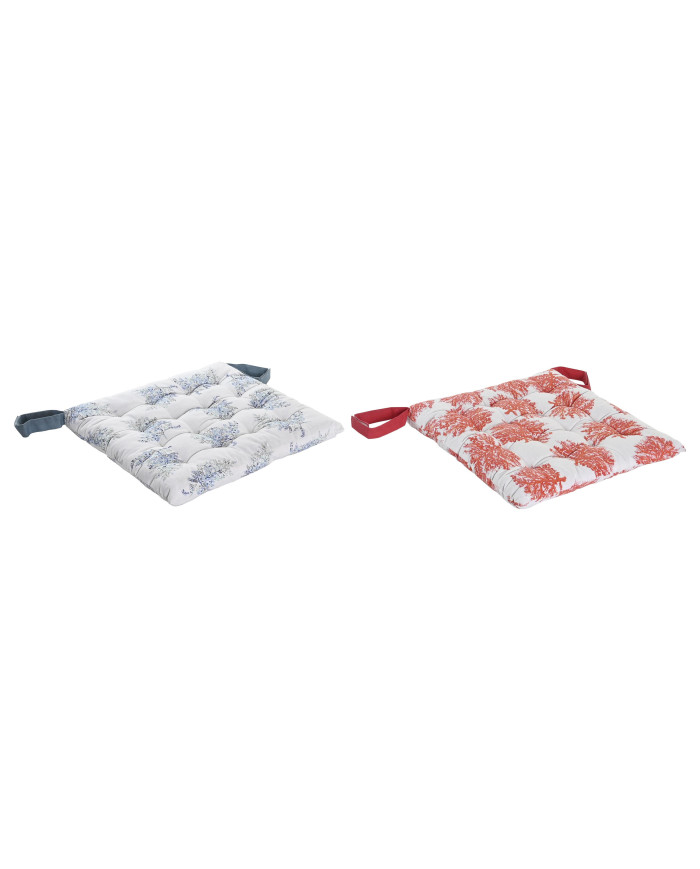 COJIN ALGODON 40X40X4 630 GR CORAL 2 SURT.