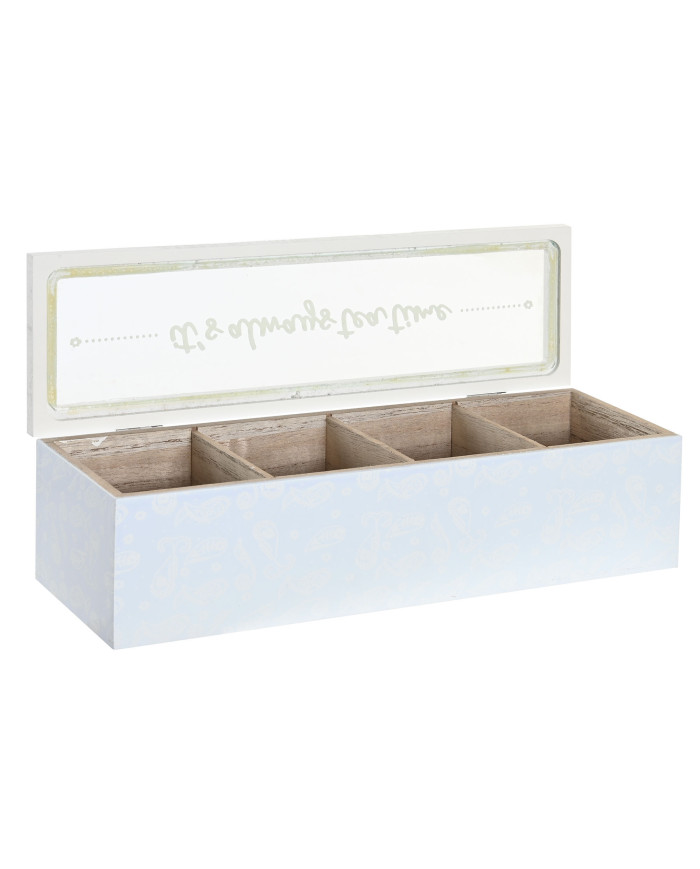 CAJA INFUSIONES MDF CRISTAL 30X9X8 3 SURT.