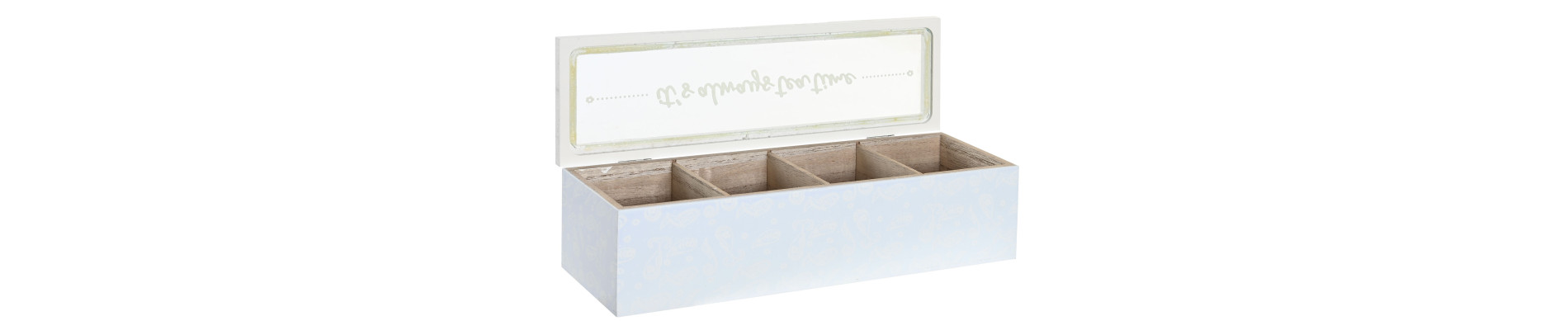 CAJA INFUSIONES MDF CRISTAL 30X9X8 3 SURT.