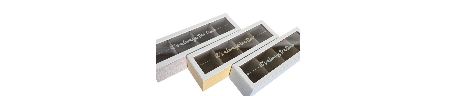 CAJA INFUSIONES MDF CRISTAL 30X9X8 3 SURT.