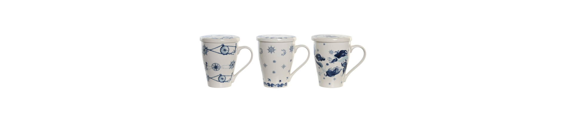 MUG PORCELANA 11,5X8,5X10 380ML, 3 SURT.