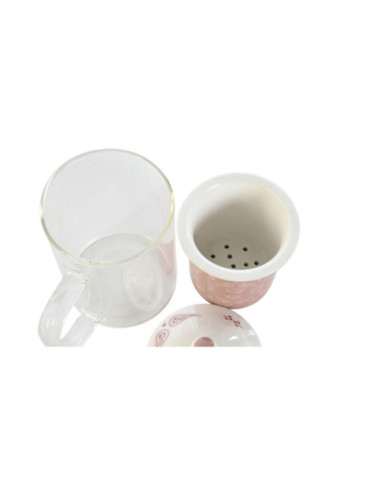 MUG INFUSIONES CRISTAL 12X8X15 300ML, 3 SURT.