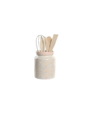 BOTE UTENSILIOS SET 5 DOLOMITE MDF 12X12X25 1 L,