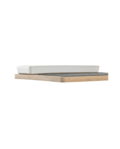 TABLA APERITIVO SET 3 BAMBU PIZARRA 24X7X2,5 TAPAS
