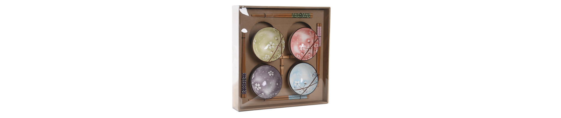 SUSHI SET 12 BAMBU GRES 34X34X6,5 MANDALA
