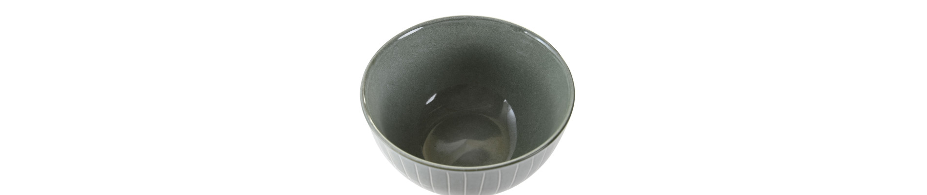 BOL GRES ESMALTADO 14,3X14,3X7,5 612ML RAYAS VERDE