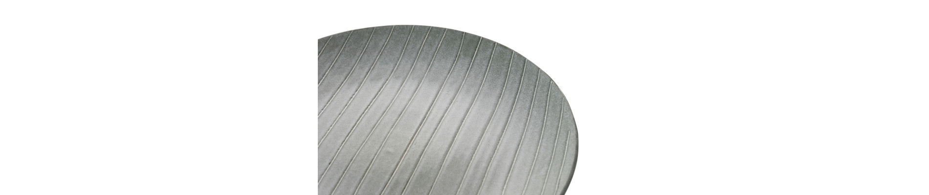 PLATO GRES ESMALTADO 20X20X2,5 RAYAS VERDE