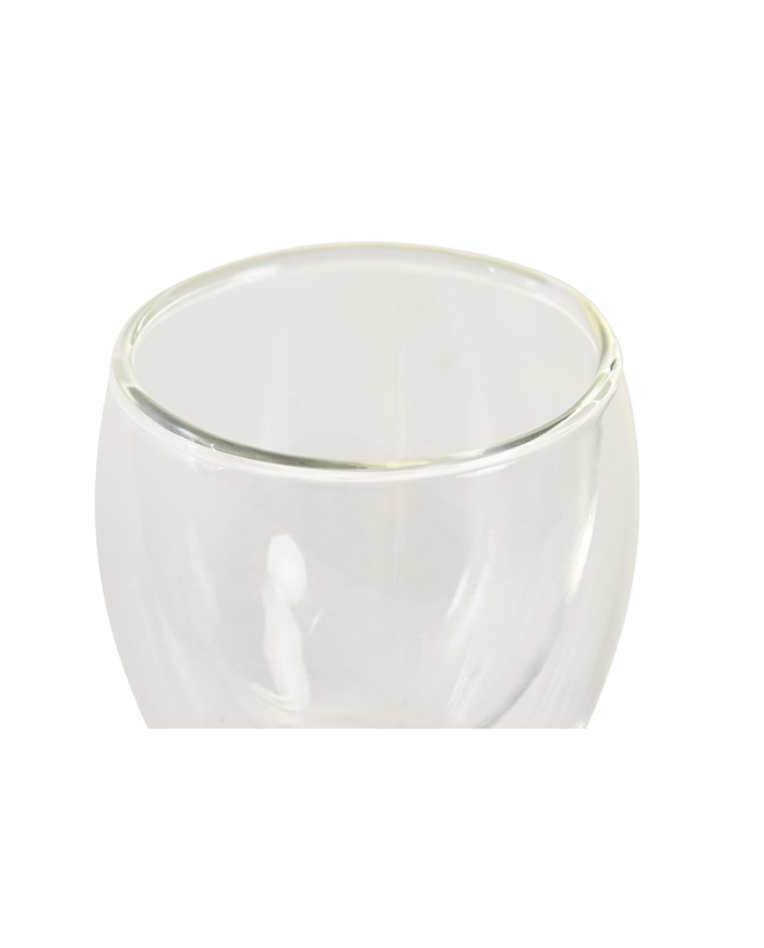 VASO SET 2 CRISTAL 6,7X6,7X6,4 100ML, DOBLE PARE