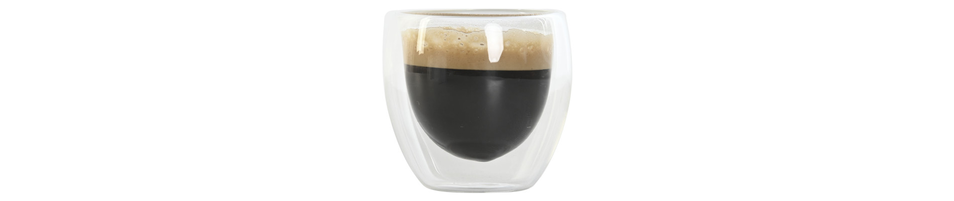 VASO SET 2 CRISTAL 6,7X6,7X6,4 100ML, DOBLE PARE