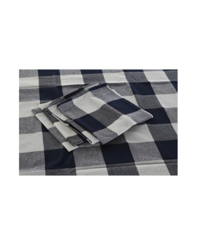 MANTEL SET 9 ALGODON 250X150X0,5 200GSM. CUADROS