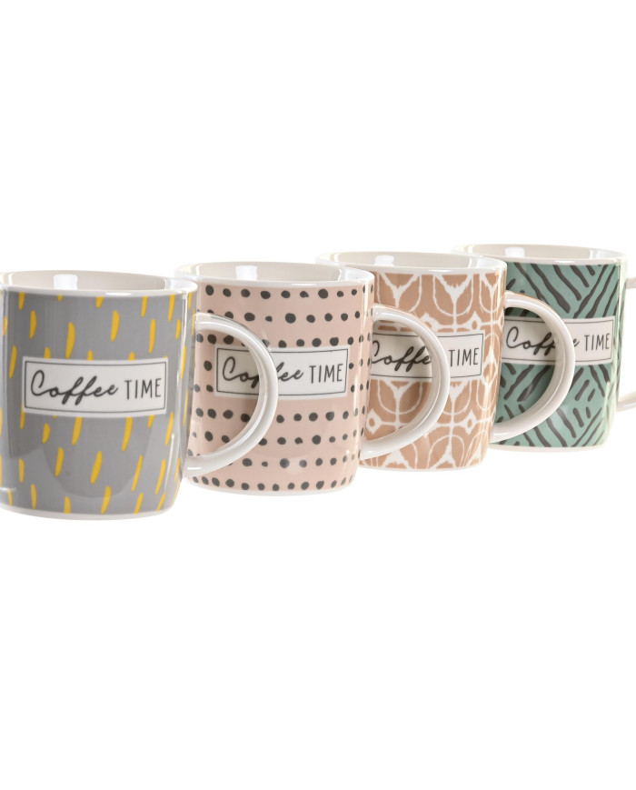 MUG PORCELANA NEW BONE 11,5X8,3X9,5 365ML 4 SURT.