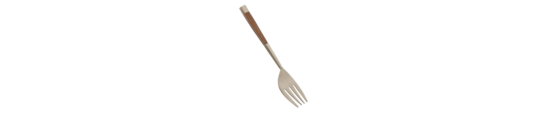 CUBIERTOS SET 2 INOX ACACIA 6X2X27 NATURAL