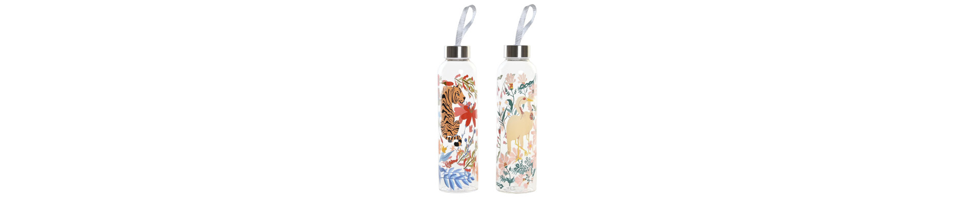 BOTELLA BOROSILICATO 6,6X6,6X23 550ML 2 SURT.