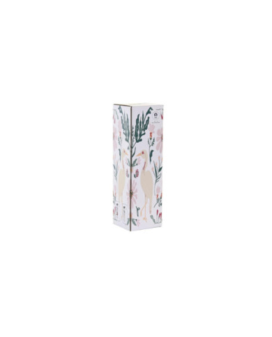 BOTELLA BOROSILICATO 6,5X6,5X23 550ML, 2 SURT.