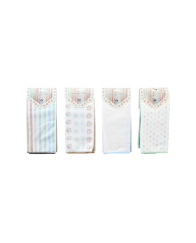PAÑO SET 2 MICROFIBRA 40X60X0,5 220GR, 4 SURT.
