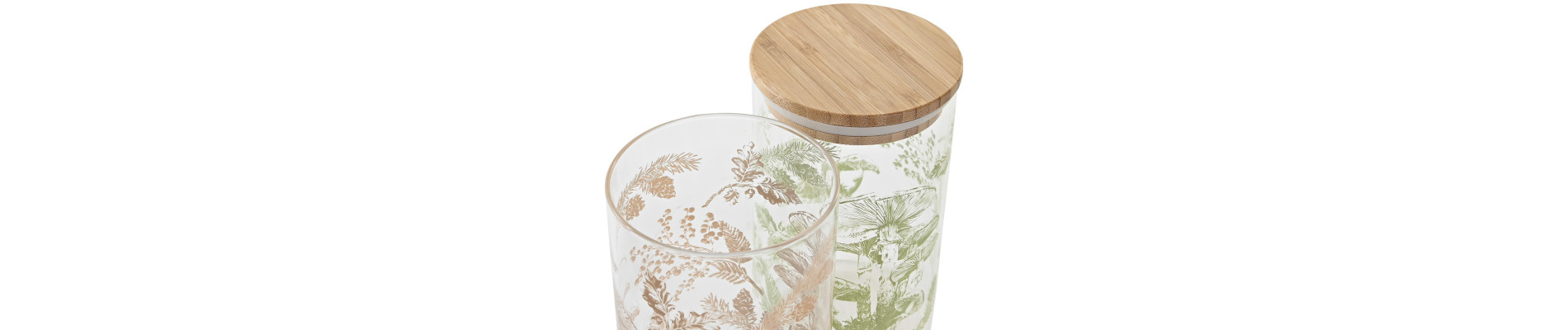 BOTE BOROSILICATO BAMBU 10X10X17 1L, 2 SURT.