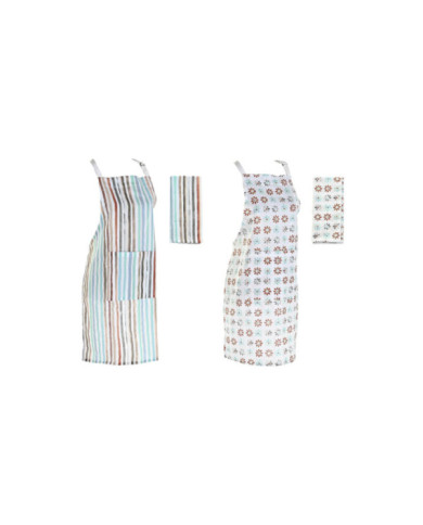 DELANTAL SET 2 ALGODON 60X0,5X108 160 2 SURT.
