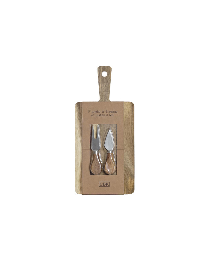 TABLA CORTAR SET 3 ACACIA INOX 34X16X3,2 NATURAL
