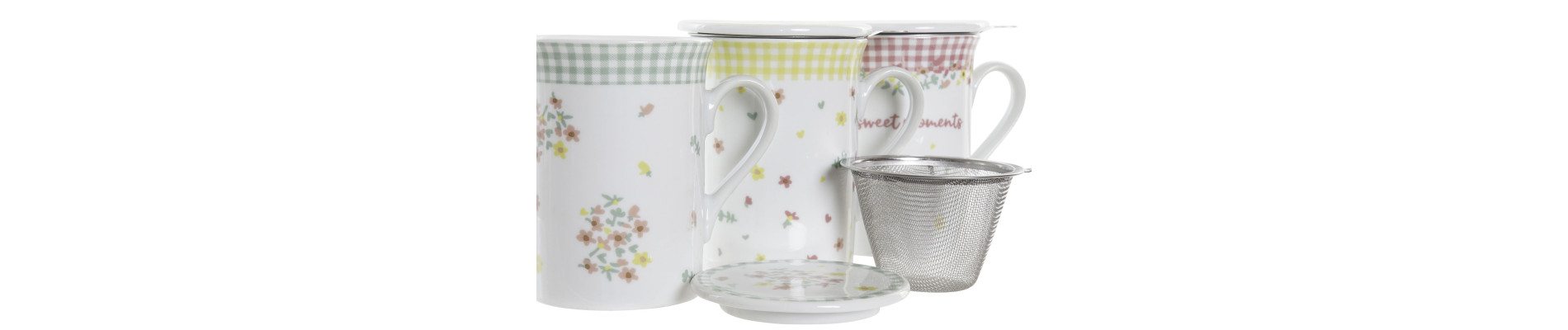 MUG INFUSIONES PORCELANA 11X8,5X11 280ML 3 SURT.