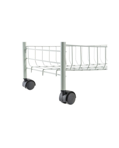 FRUTERO METAL PP 40X26X62 3 CESTAS VERDE MENTA
