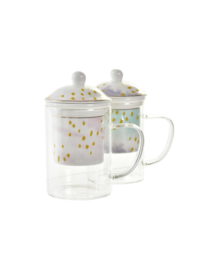 MUG INFUSIONES CRISTAL 12X8X14,5 300ML BLOOM 2 SUR