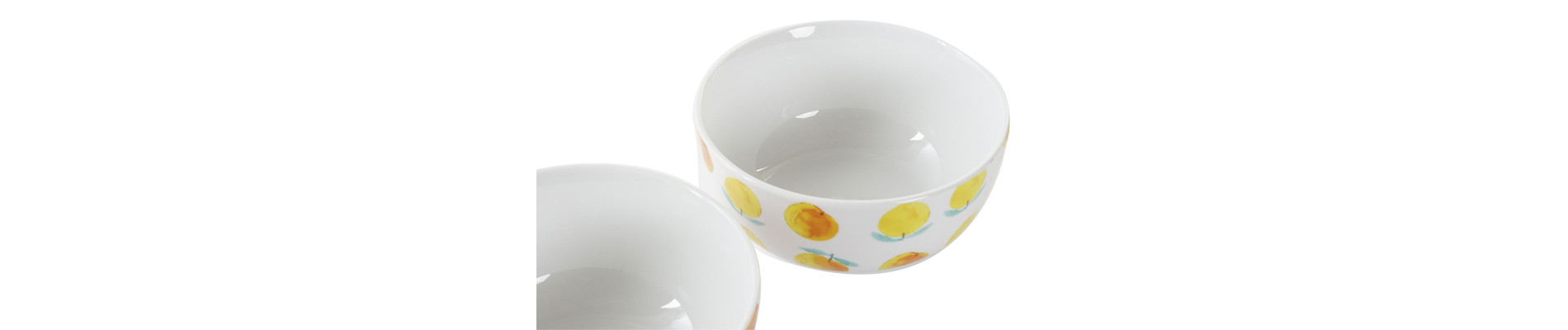 BOL PORCELANA 13,5X13,5X6,5 FRUTAS 3 SURT.
