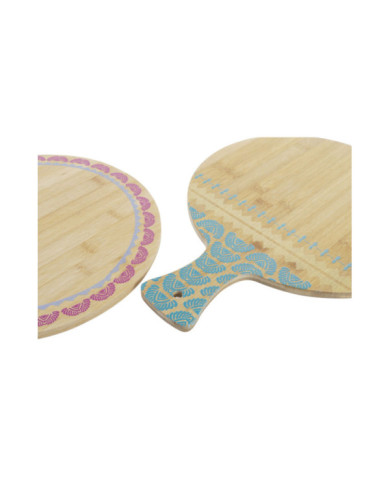 TABLA CORTAR BAMBU 30X40X1 AFRICA 2 SURT.