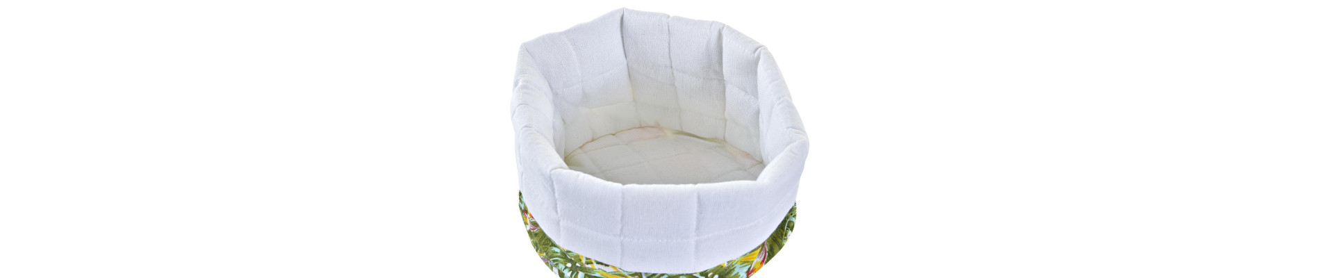 CESTA ALGODON 34X34X8 BLOOM 2 SURT.