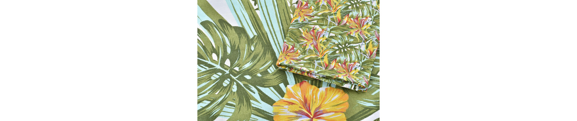 DELANTAL SET 2 ALGODON 60X80X0,1 TROPIC GARDEN 2 S