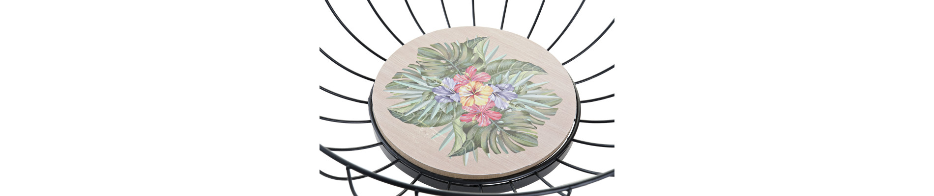 FRUTERO METAL MDF 28X28X11 TROPIC GARDEN 2 SURT.