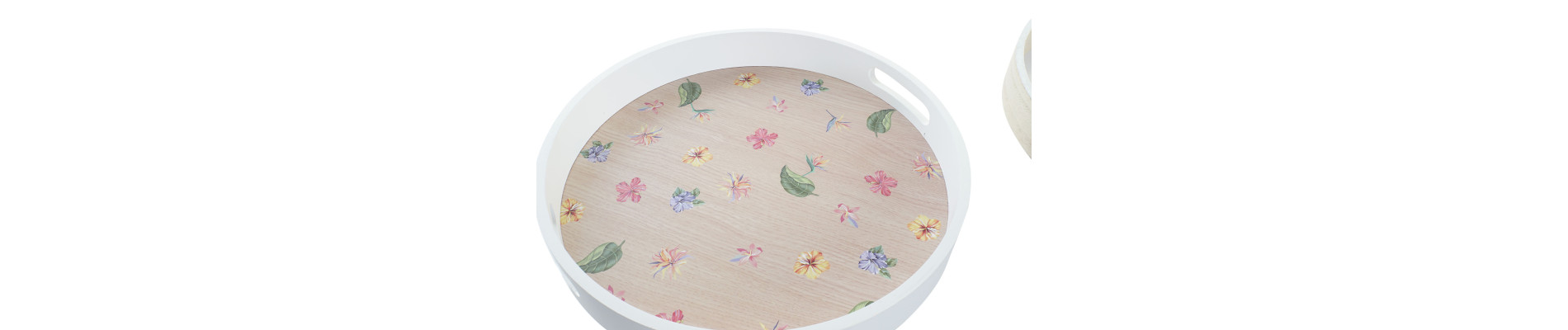 BANDEJA MDF 35X35X5 TROPIC GARDEN 2 SURT.
